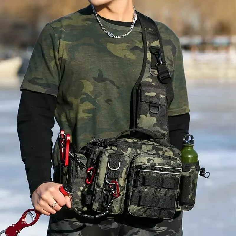 Fishing Equipment Bag - Bolso táctico de cintura para camping,