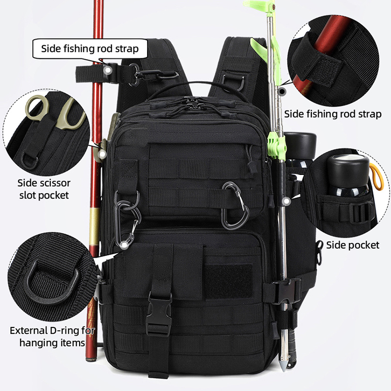 Fishing Equipment Bag - Mochila Táctica de Camping, Mochila de
