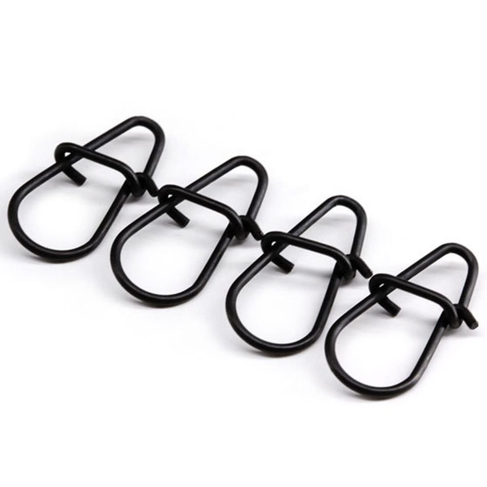 100 unids/lote negro mate Snap - Fishing Equipment Cheap reseña y precio