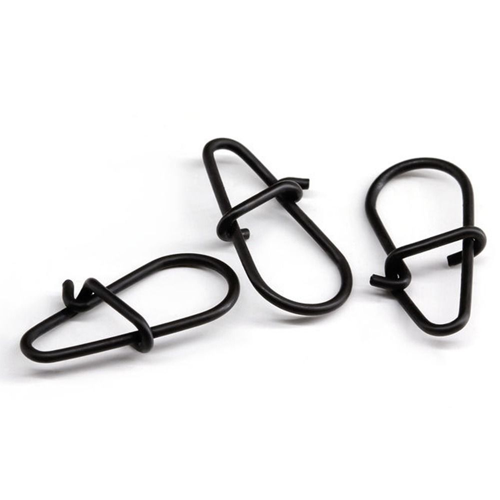 100 unids/lote negro mate Snap - Fishing Equipment Cheap reseña y precio
