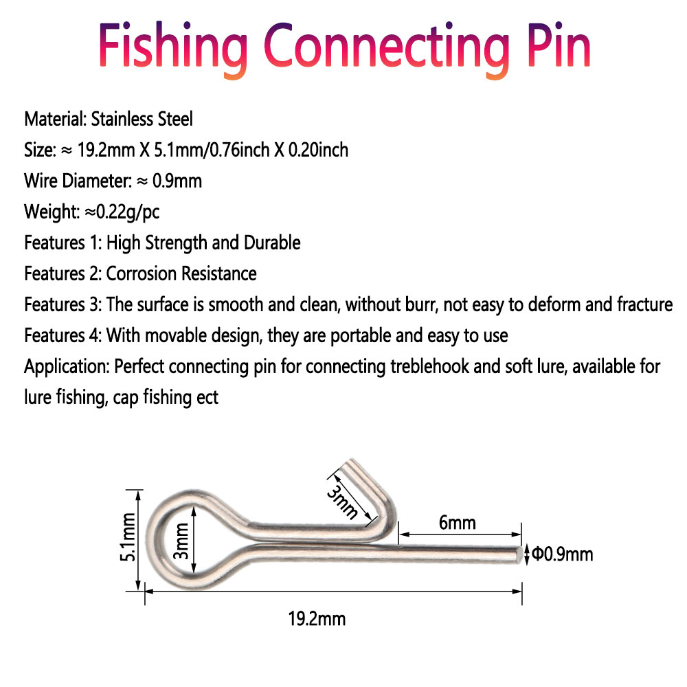 50/100 unidades de púas de pes - Fishing Equipment Cheap reseña y precio
