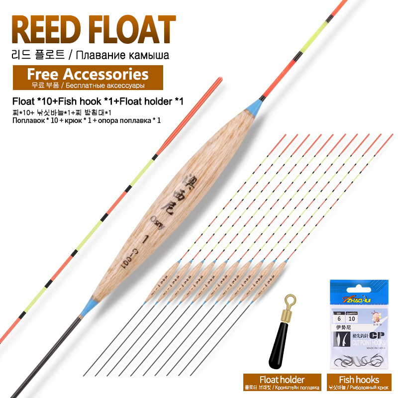 10 Uds. Flotadores verticales  - Fishing Equipment Bag reseña y precio